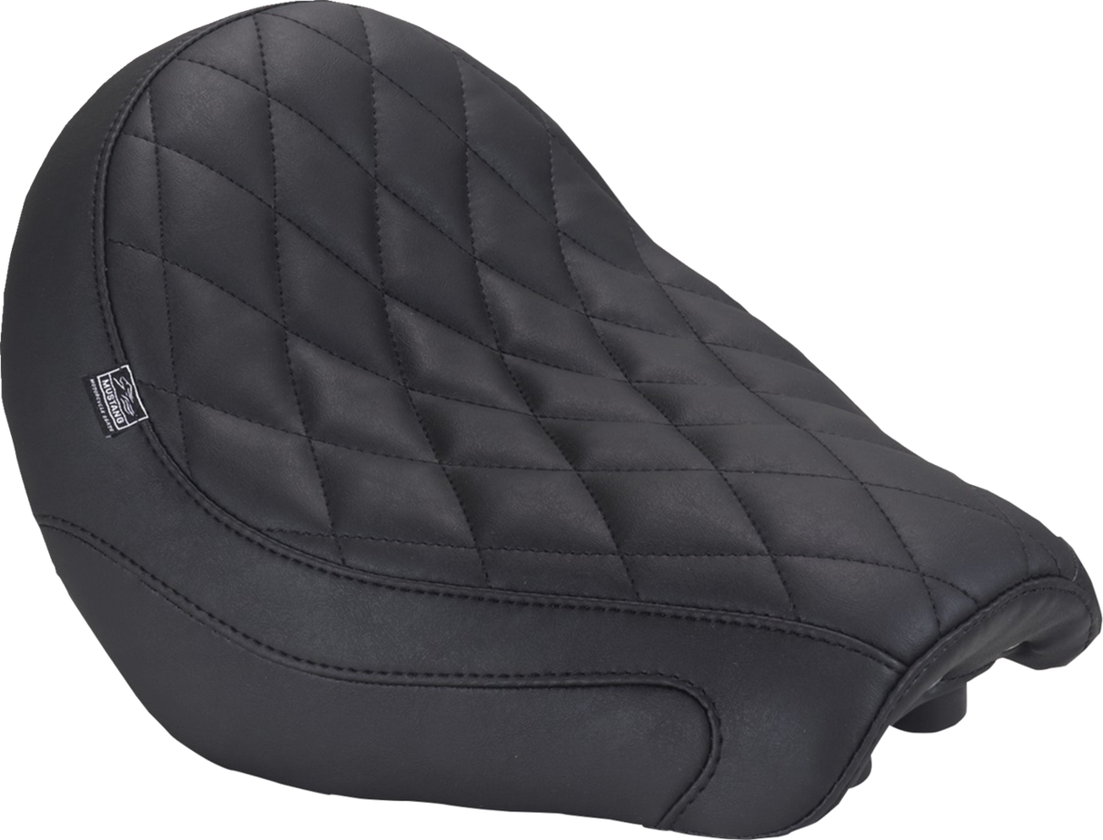 MUSTANG Tripper™ Solo Seat - Black - Diamond Black Stitch - Rebel 1100 '21-'25 84152