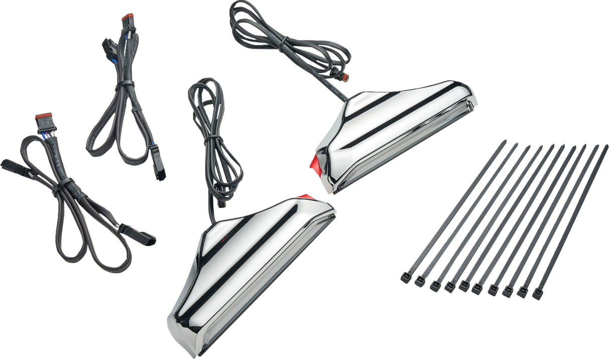 CIRO Fork Lights - Chrome - '14-'25 Harley-Davidson® 40120