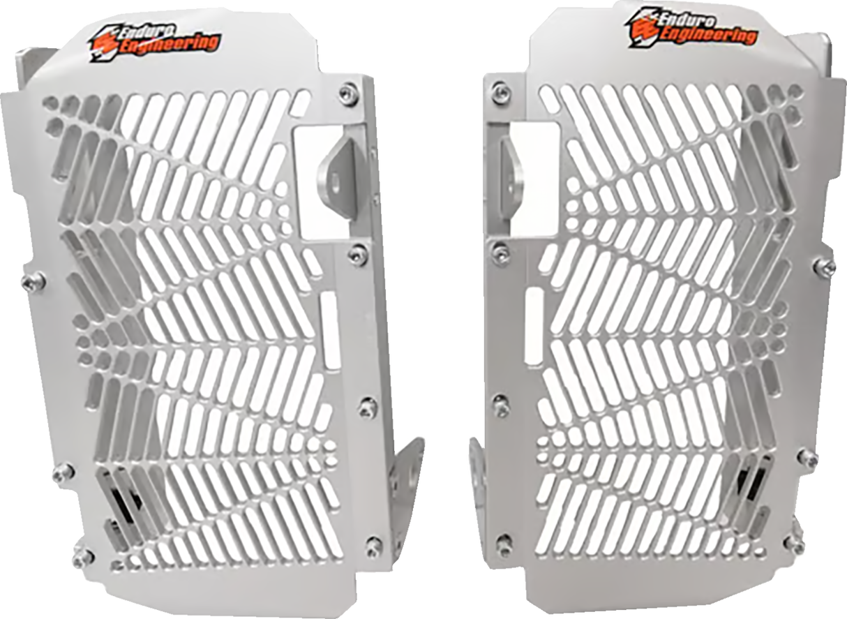 MOOSE OFFROAD Radiator Braces - Silver - Yamaha 11-5023