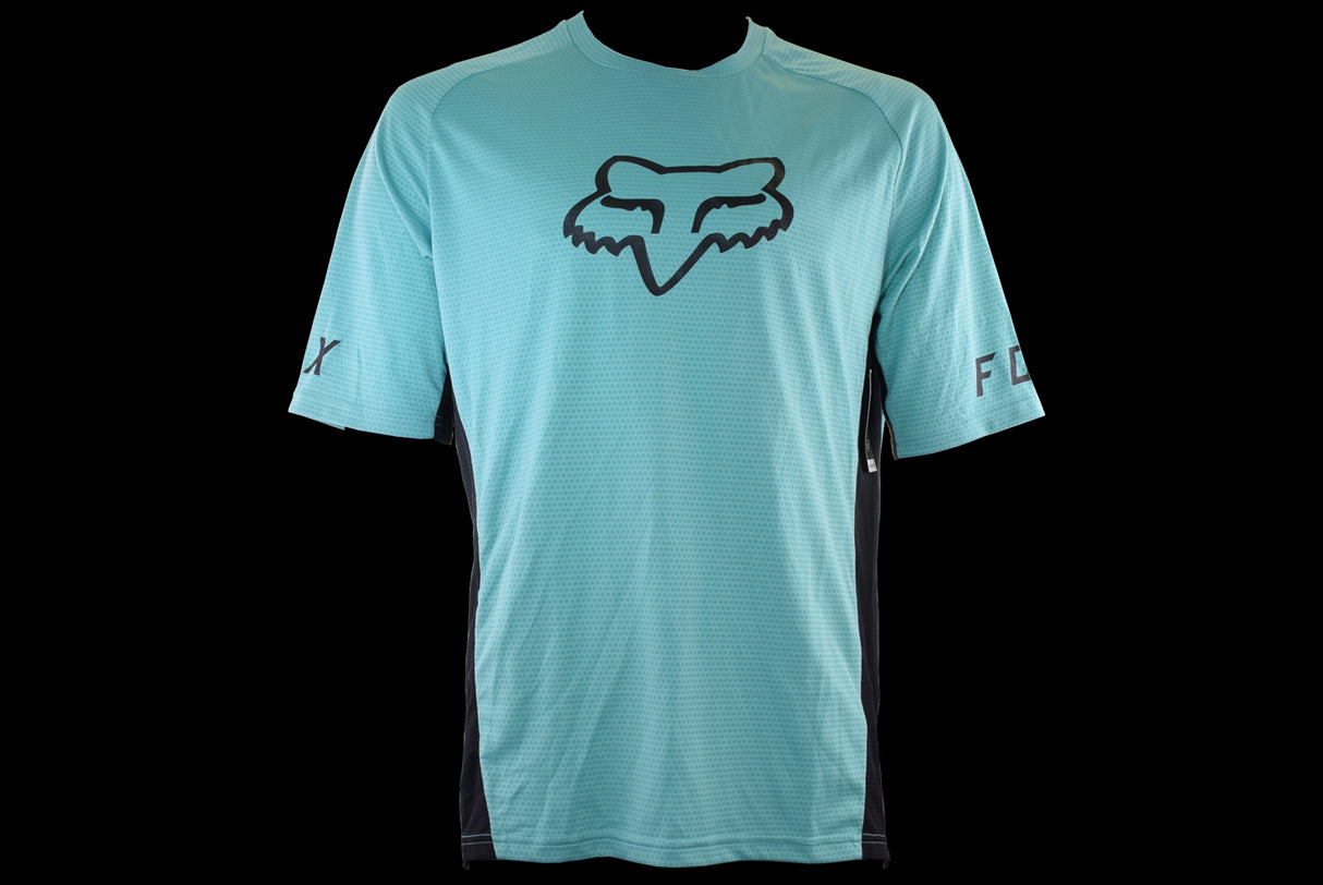 Fox Racing - Defend Short Sleeve Park Jersey - Teal - L