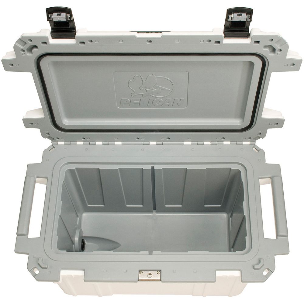 Pelican - 70 Qt Elite Cooler - White/Gray