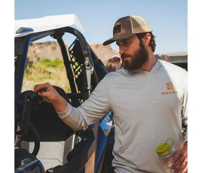 RAVEK UTV Universal Secure-Mount Sunglasses Holder - Black