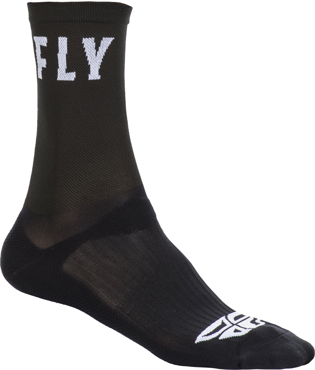 Fly Crew Socks Black Sm/Md - Cycle City Outdoors