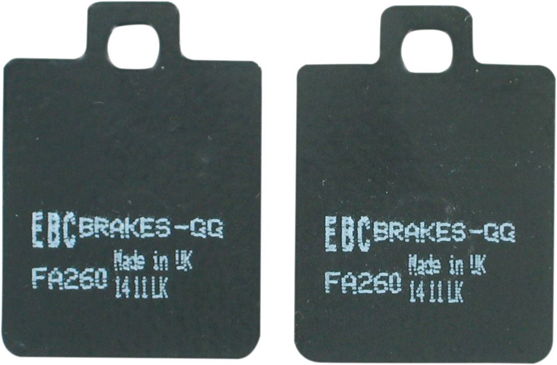 EBC SFA Series Organic Base Brake Pads - SFA260 (Vespa / Piaggio / CPI 1997–2021)