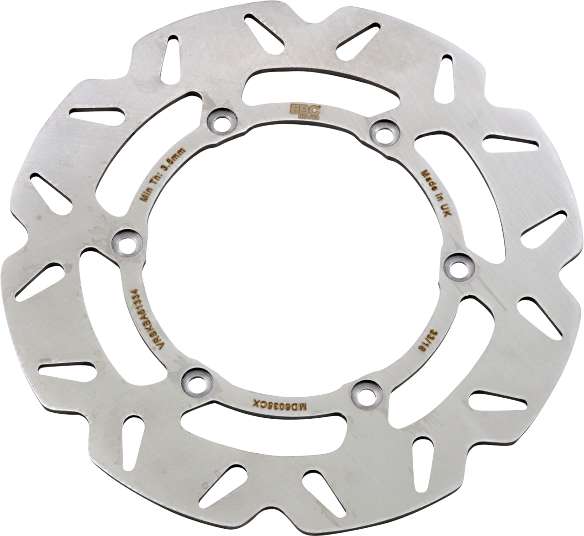 EBC CX Extreme Motocross Brake Rotors, Rear Left - MD6035CX (KTM / Husqvarna / Husaberg 1994–2023)