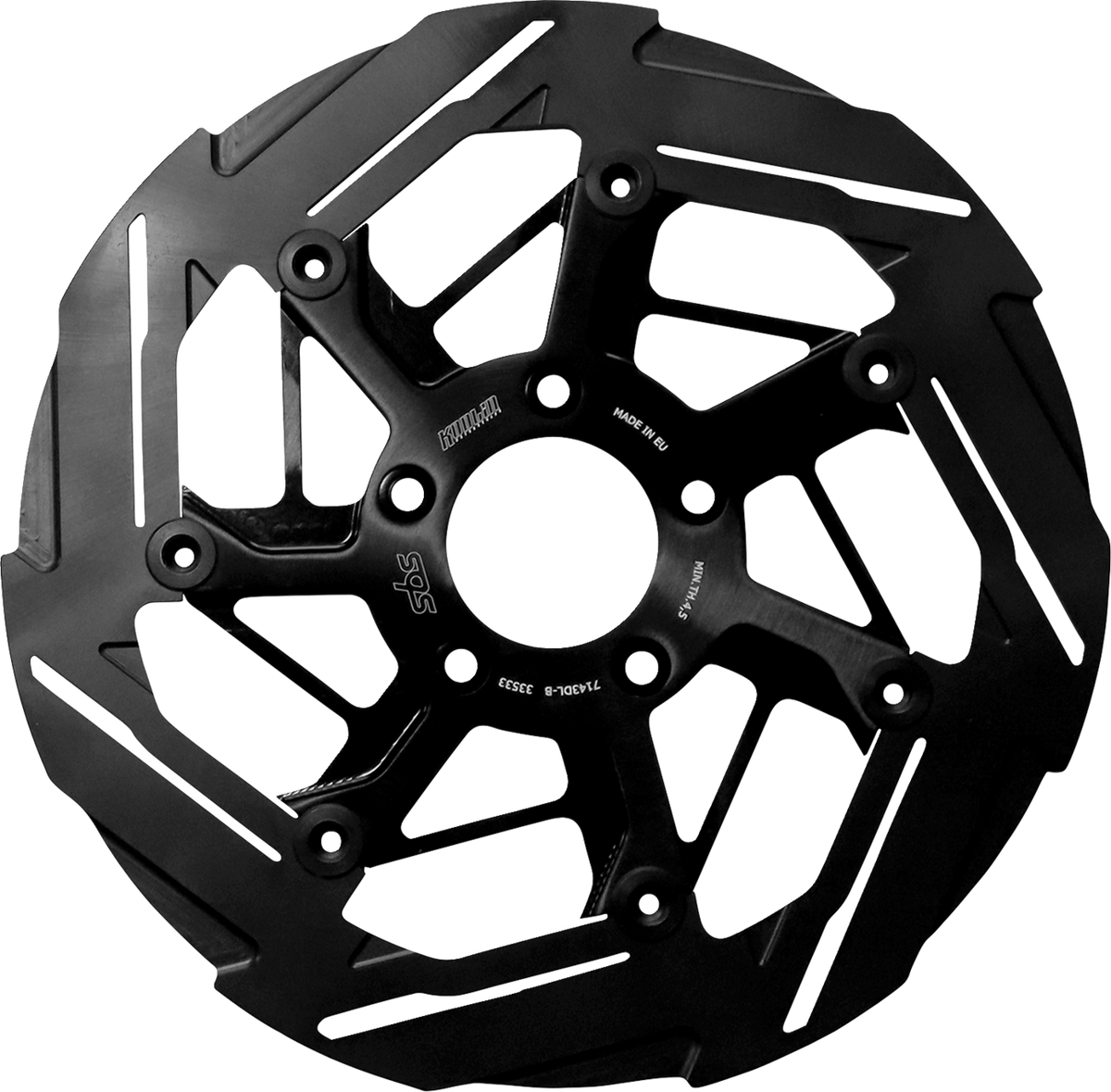 SBS Brake Rotor Designed by Kodlin, Front Left - 7143DL-B (Harley-Davidson 2006–2025)