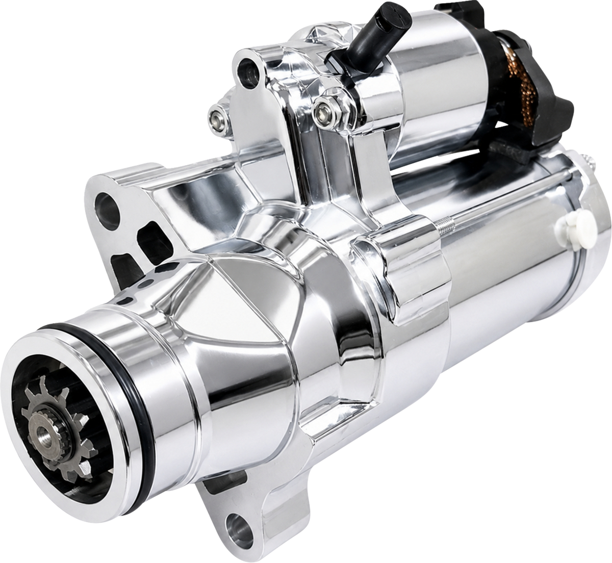 Protorque Parts Inc. PH125-HD11-C Starter - Chrome - '17-'25 Harley-Davidson | Street