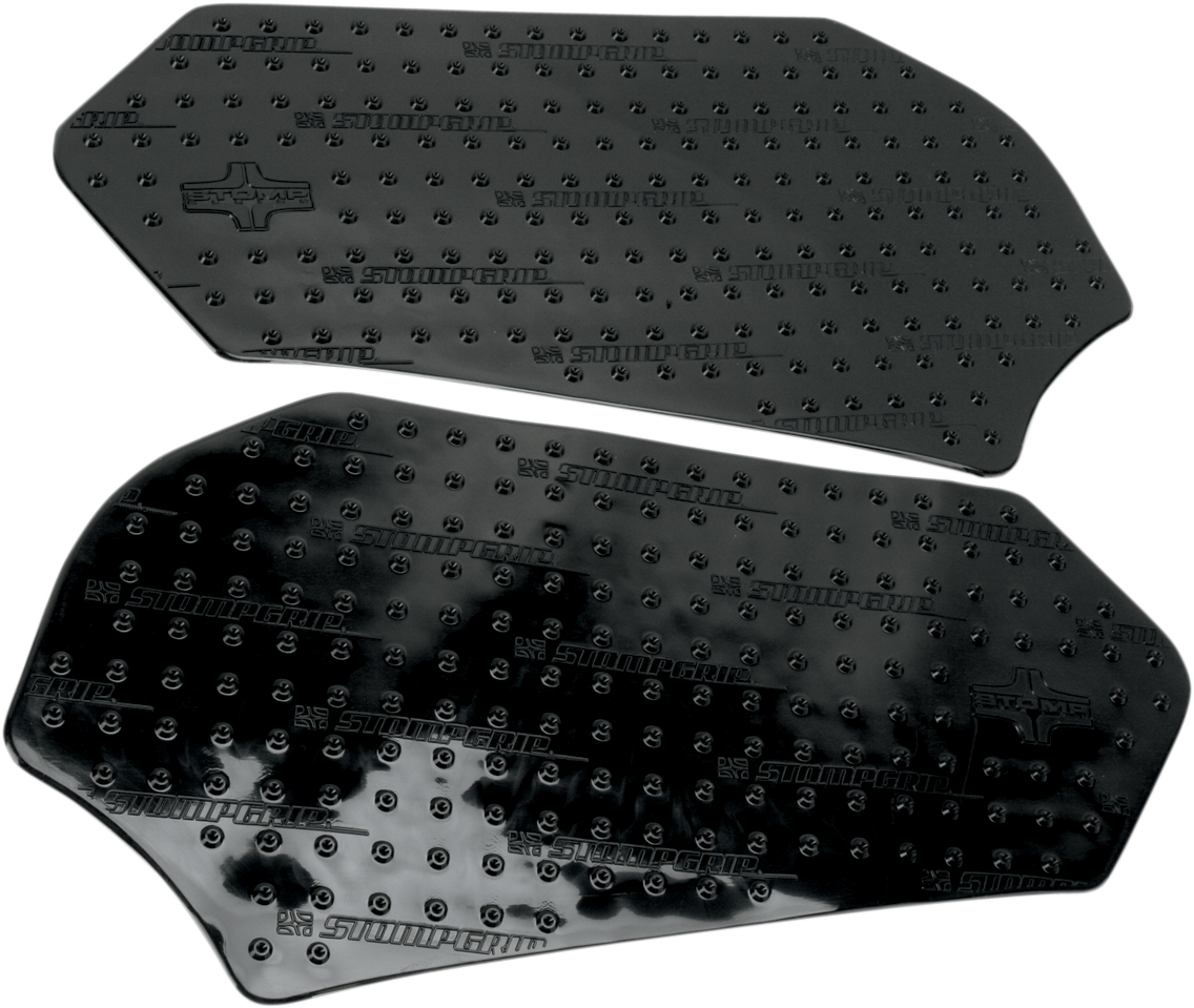 STOMPGRIP 55-10-0057B Tank Grips - Volcano - Black - Suzuki - GS '11-'25 | Street
