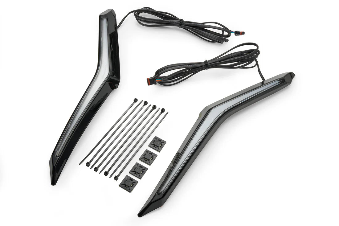 Goldstrike Strike Windshield Trim Black App to Honda Gold Wing