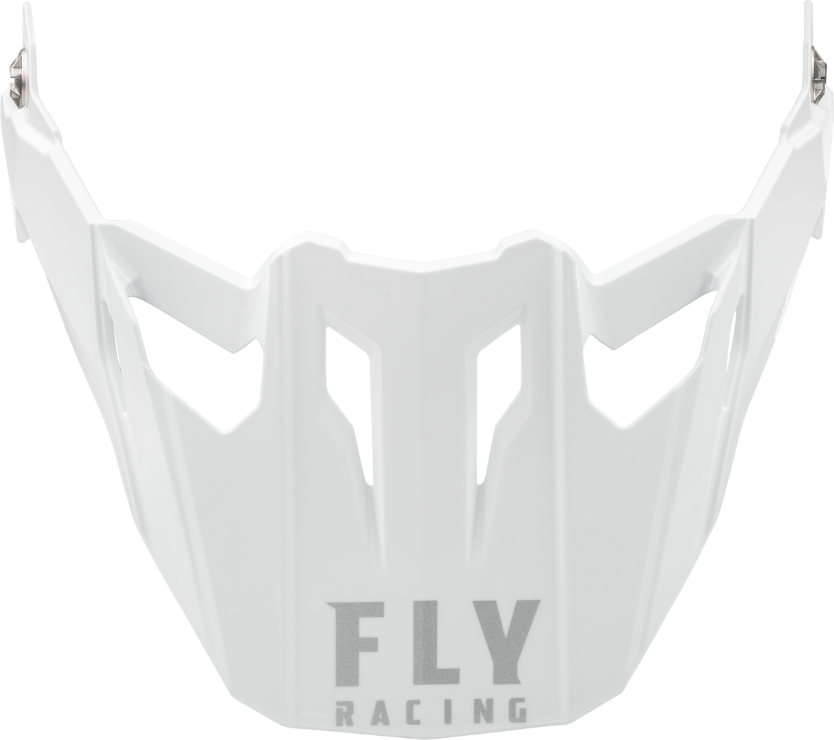 Trekker Solid Helmet Visor White - Cycle City Outdoors