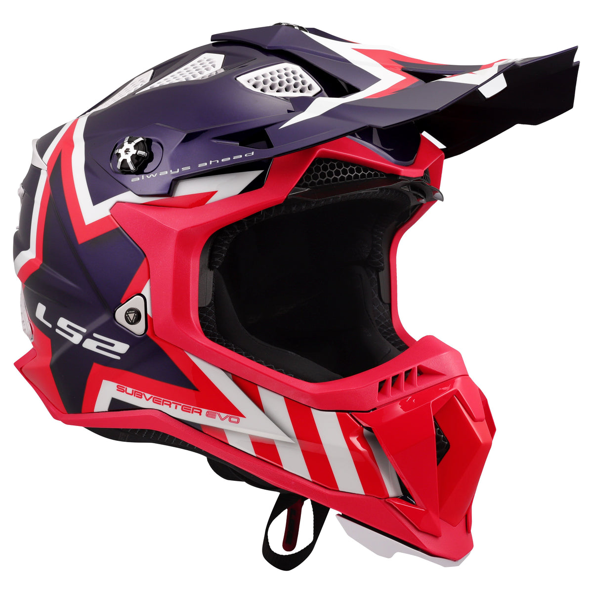 LS2 Subverter EVO Motocross Helmet | Constellation | Gloss Red/White/Blue | XS–3XL | 700-1241