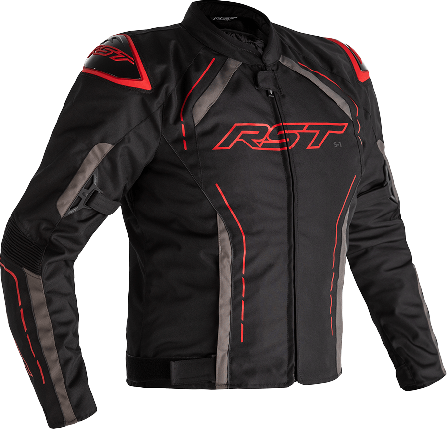 S1 Ce Jacket Black/Grey/Red Textile Md