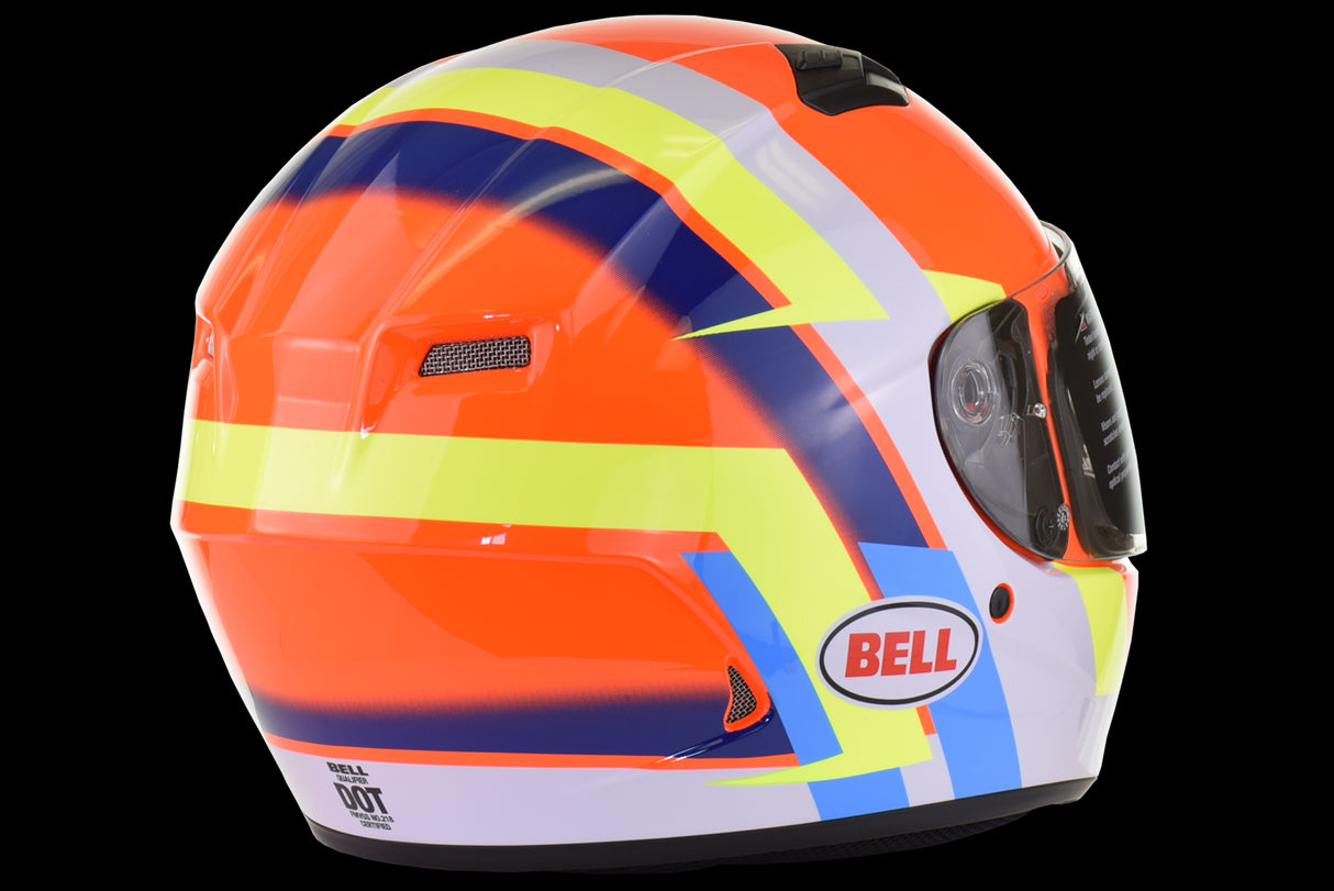 Bell Qualifier Vibe Orange/Blue Large