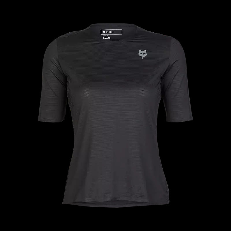 Fox Racing - Womens Flexair Ascent Ss Jersey - Blk - S