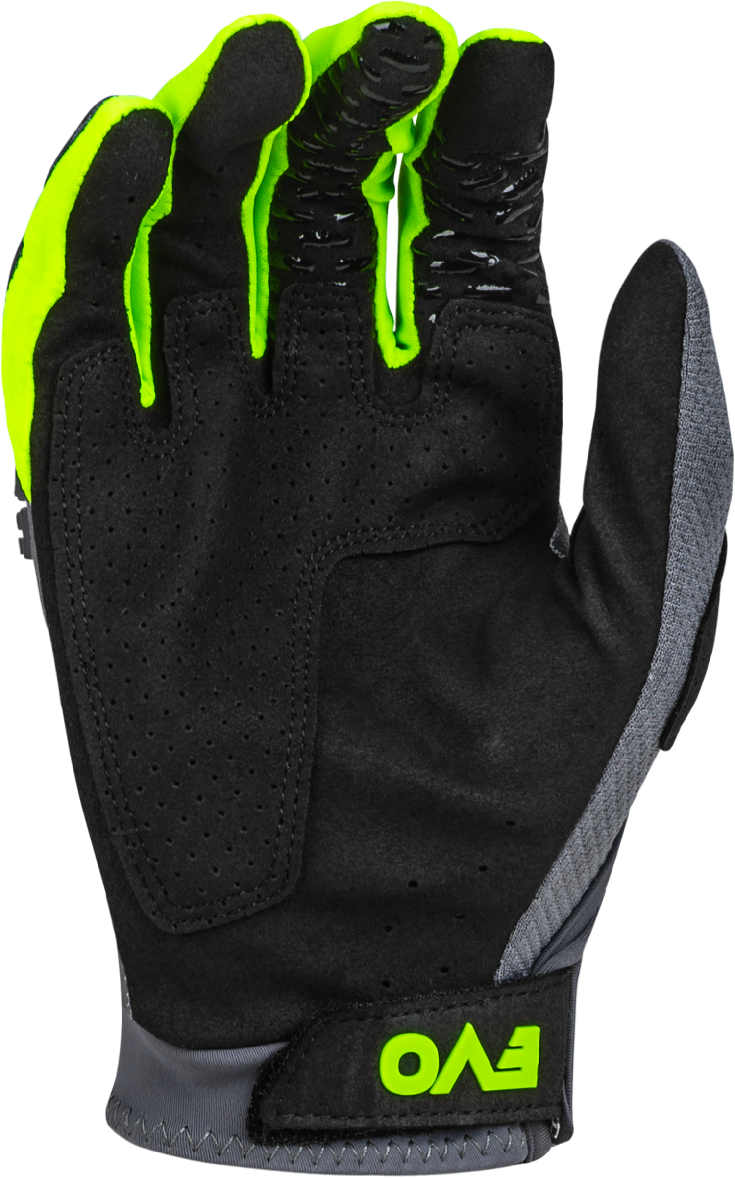 Evolution Dst Gloves Charcoal/Neon Green Sm - Cycle City Outdoors