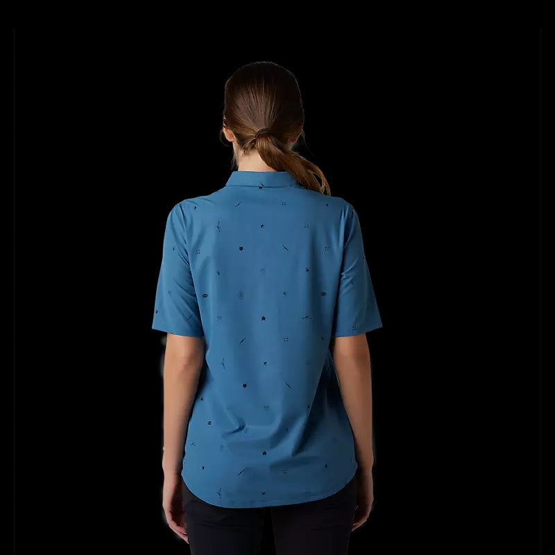 Fox Racing - Womens Ranger Ss Woven Jersey - Drk Slt - S