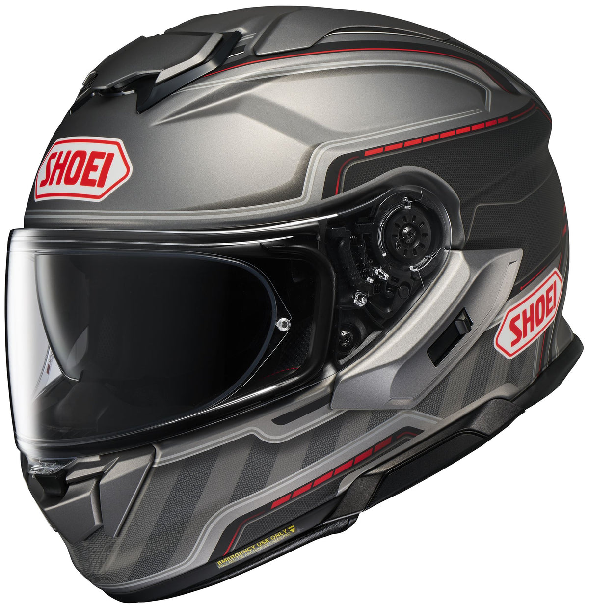Shoei GT-Air 3 Discipline Full-Face Motorcycle Helmet - Silver