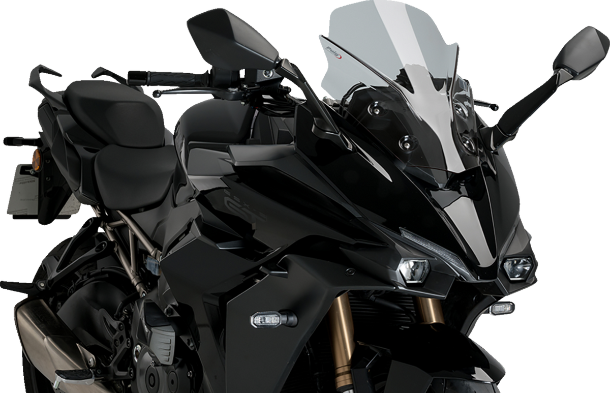 Puig Hi-Tech Parts 21341H Sport Windscreen - 16" - Smoke - GSX-S1000 GT | Street