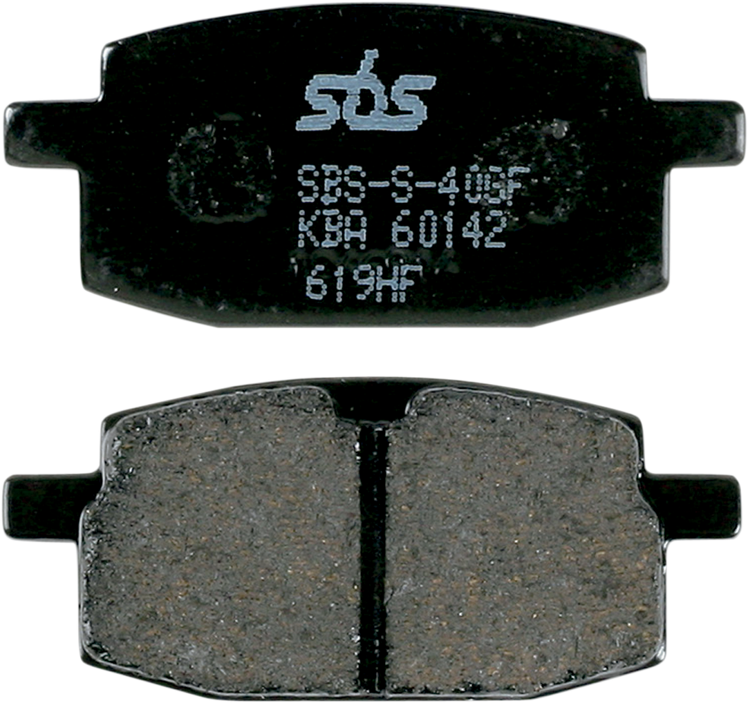 SBS HF Series Organic Base Front Brake Pads - 619HF (Kymco / Adly Moto / Yamaha 2002–2015)