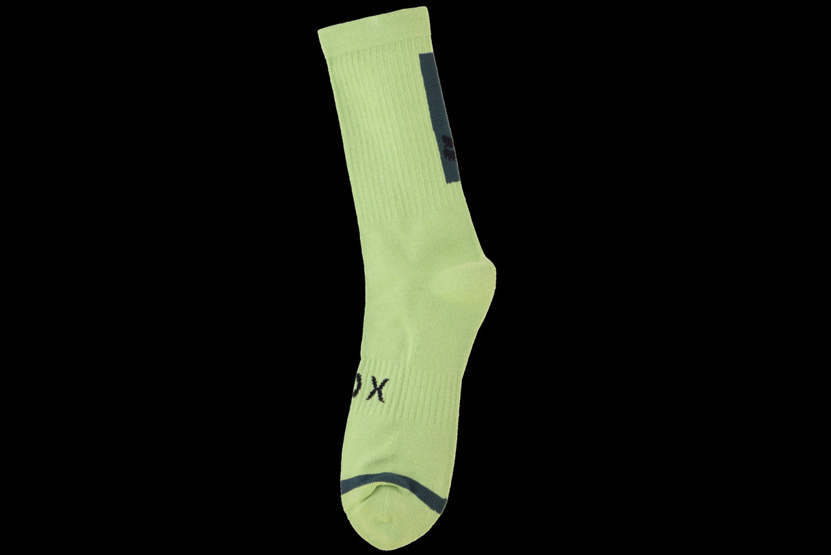 Fox Racing - 8 inch Defend Sock - Pl Grn - S/M