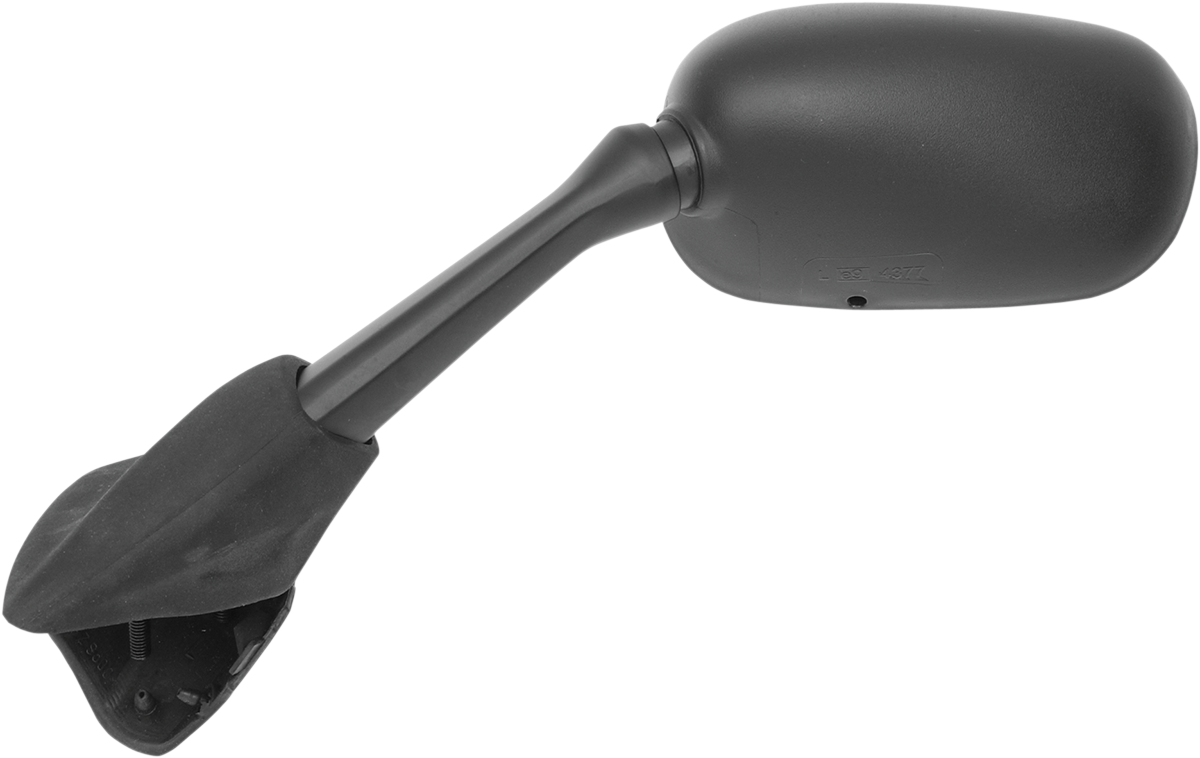 PARTS UNLIMITED FZS600LH Side View Rectangle Mirror - Black - Left