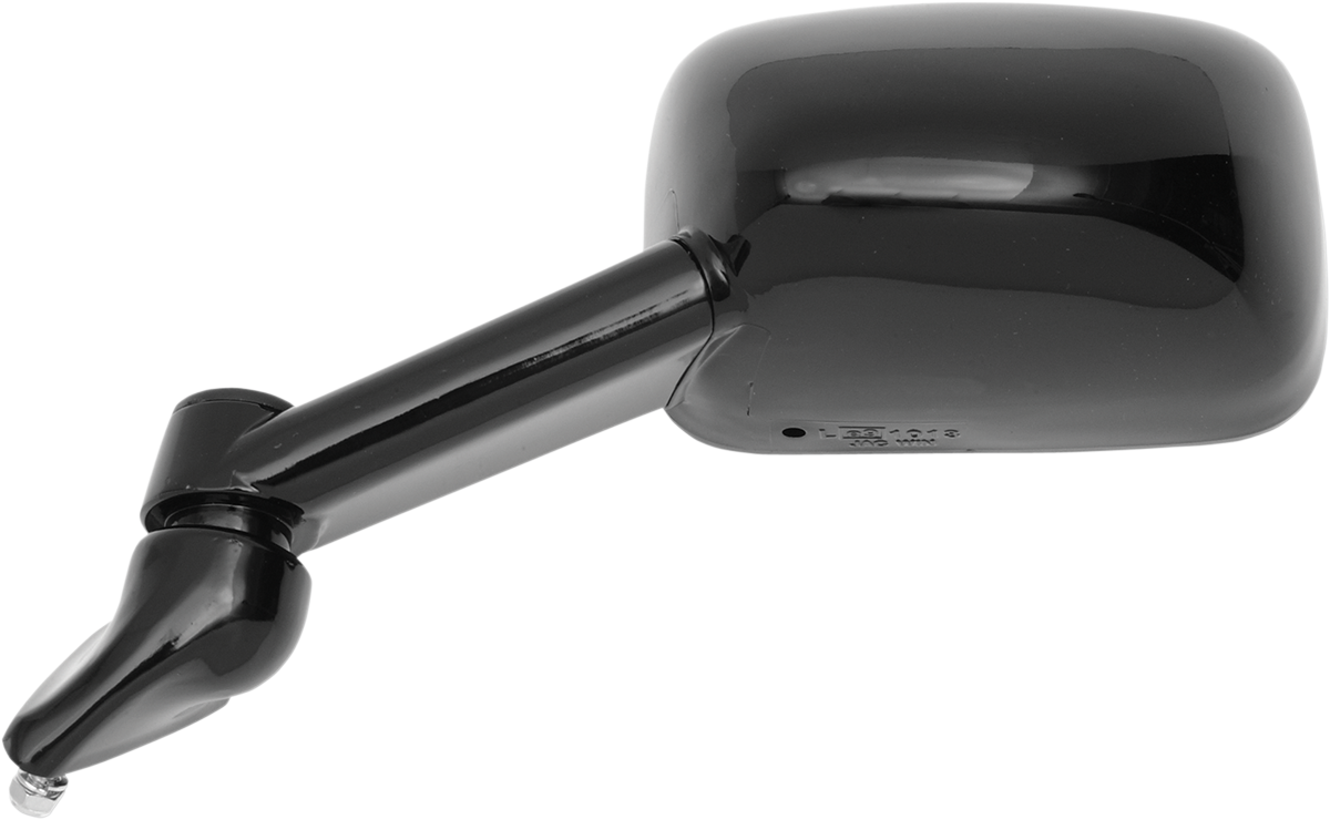 PARTS UNLIMITED ZZR600LH Side View Mirror - Rectangle - Black - Left