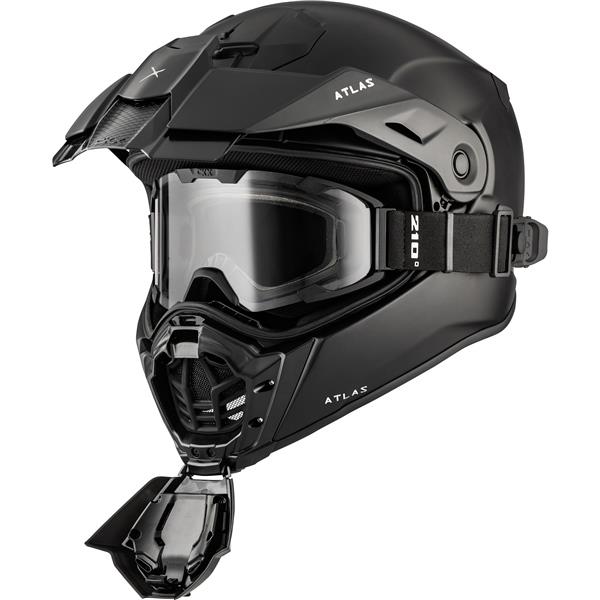 CKX Atlas Adventure Motorcycle Helmet Matte Black