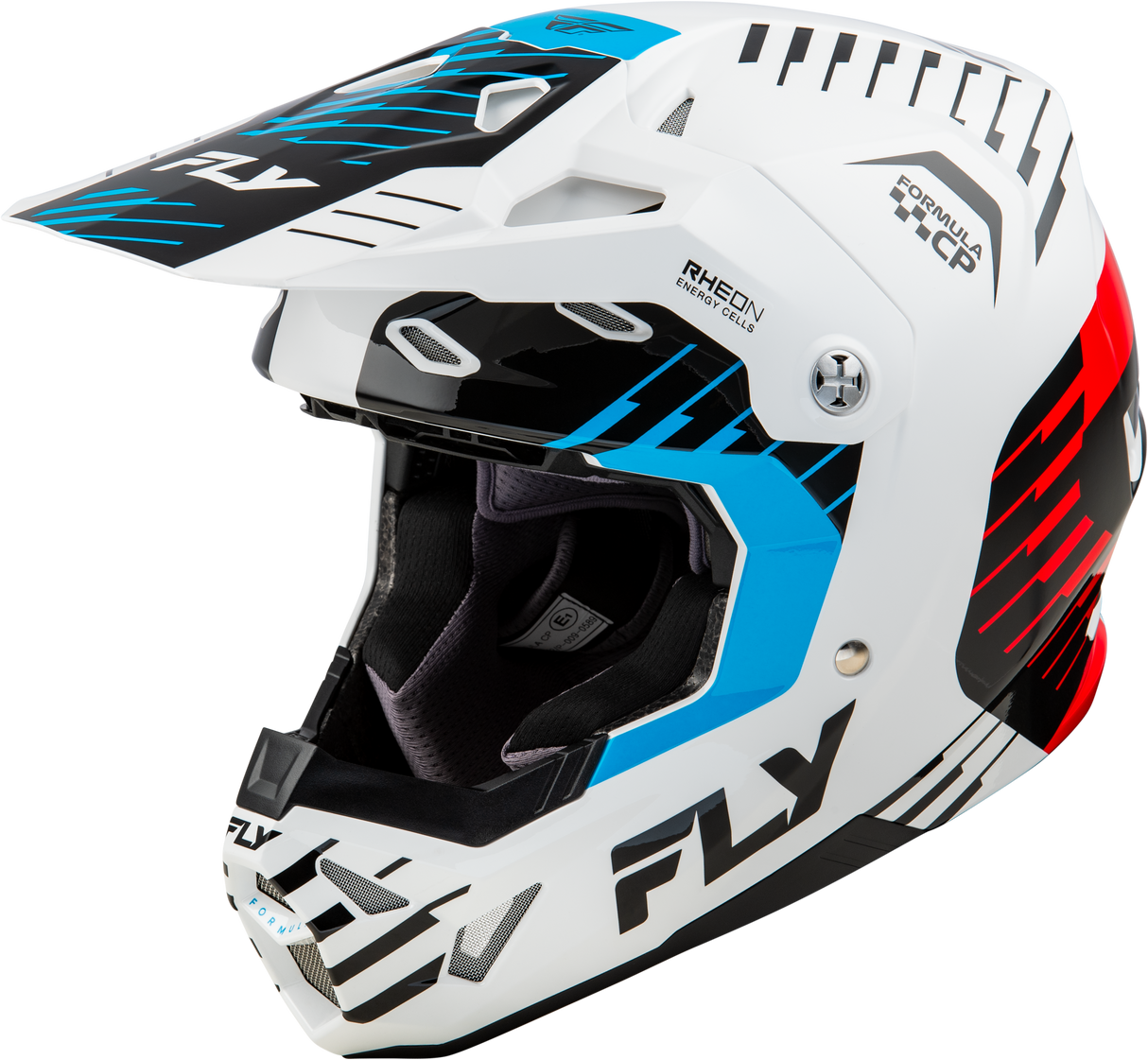 Formula Cp Slice Helmet White/Red/Cyan Xl - Cycle City Outdoors