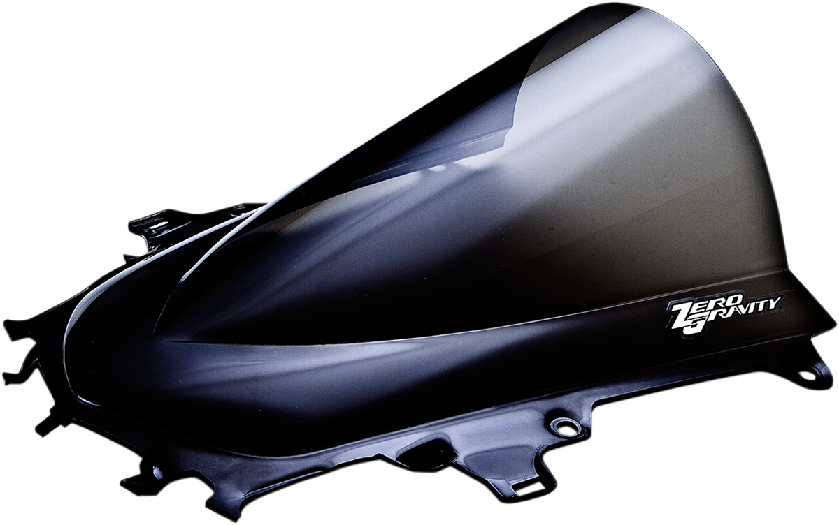 Zero Gravity 16-542M-19 Double Bubble Windscreen - Dark Smoke - R1 | Street