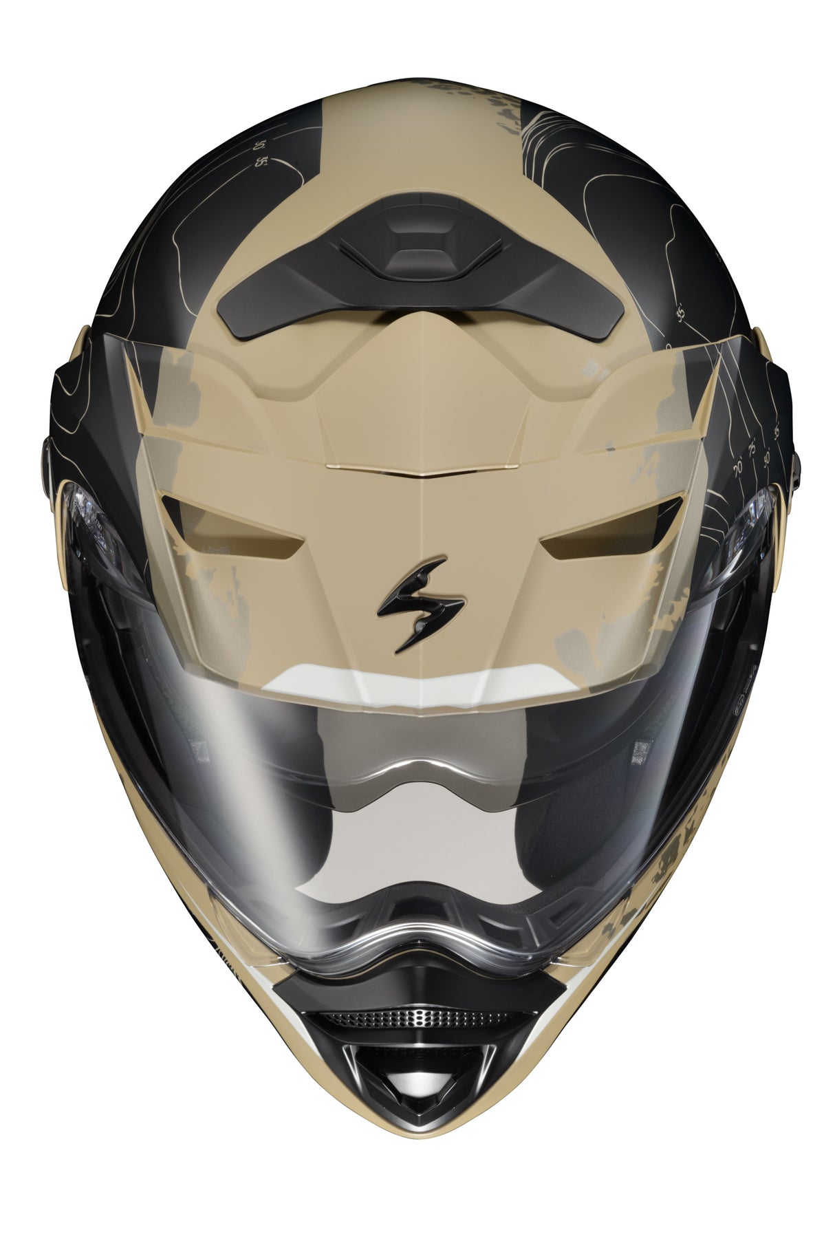 Scorpion - Exo At960 Modular Helmet Topographic Sand/Black Lg
