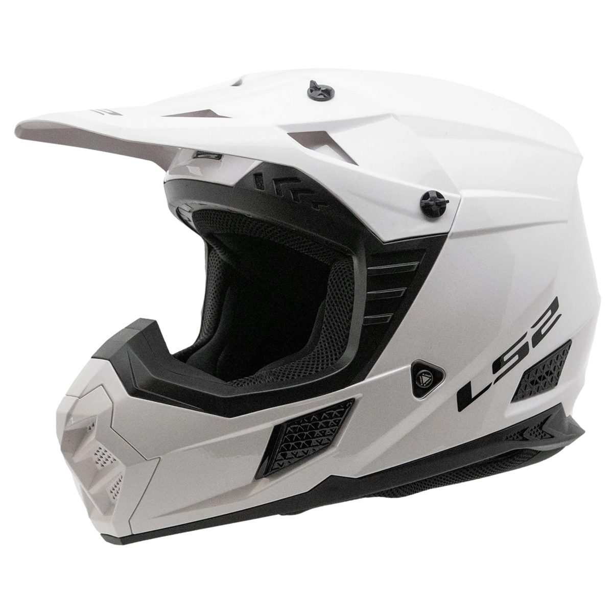 LS2 Coz Off-Road & MX Helmet | Matte Black & Gloss White | XS–3XL | 706-1011
