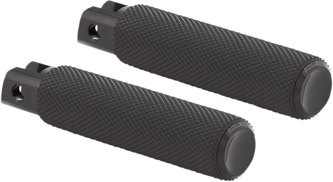 ARLEN NESS Passenger Knurled Footpegs - Black - FX/FL '18-'23 07-942