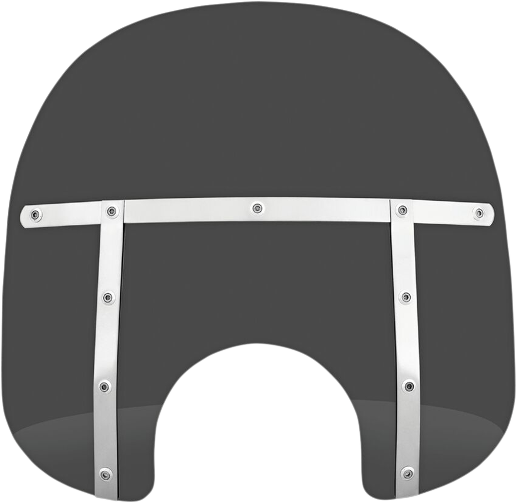 MEMPHIS SHADES Fats Windshield - 15" - Headlight - Dark Black Smoke MEM31210