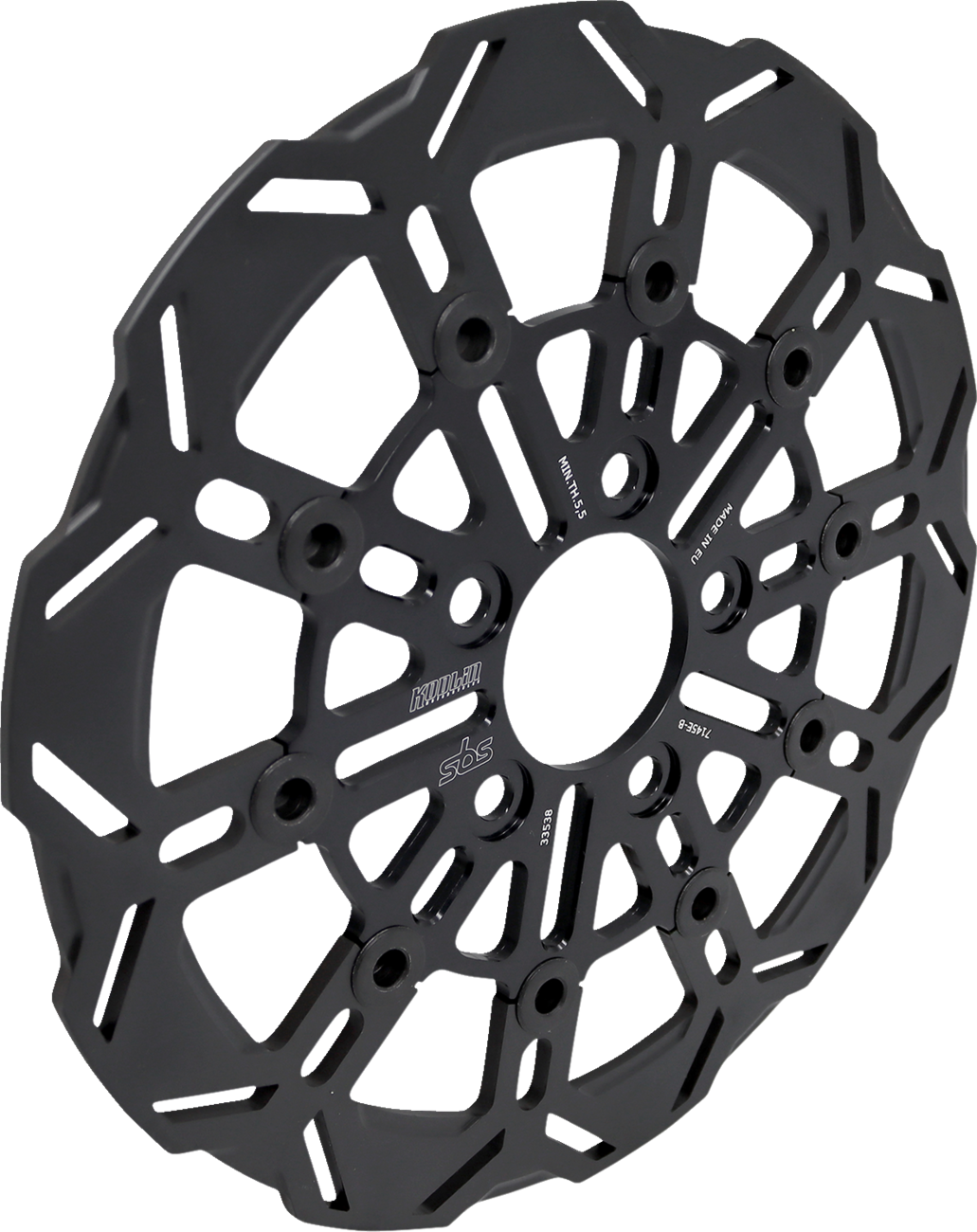 SBS Brake Rotor Designed by Kodlin, Rear - 7145E-B (Harley-Davidson FXDB Street Bob / FXDF Fat Bob / FLD Switchback 2004–2025)