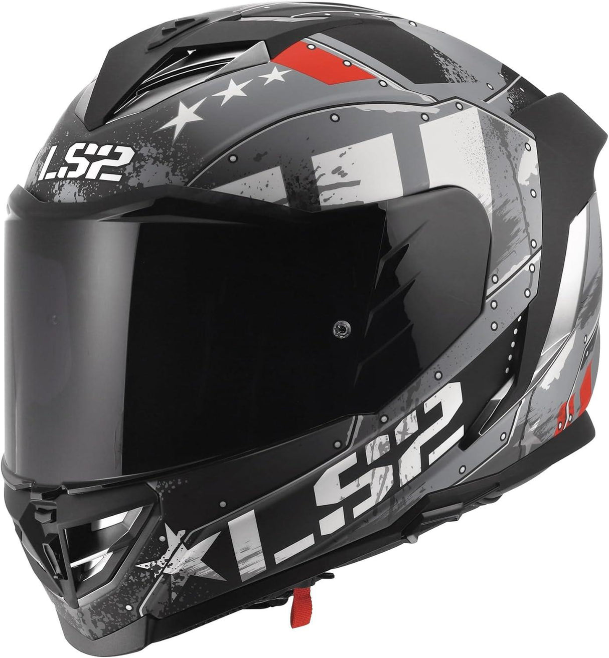 LS2 Assault III Trench Matt Gunmetal Gray Motorcycle Helmet