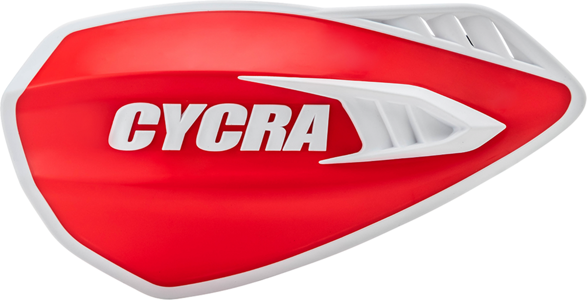 Cycra 1CYC-0056-343 Cyclone Handguards - Red/White | Off-Road