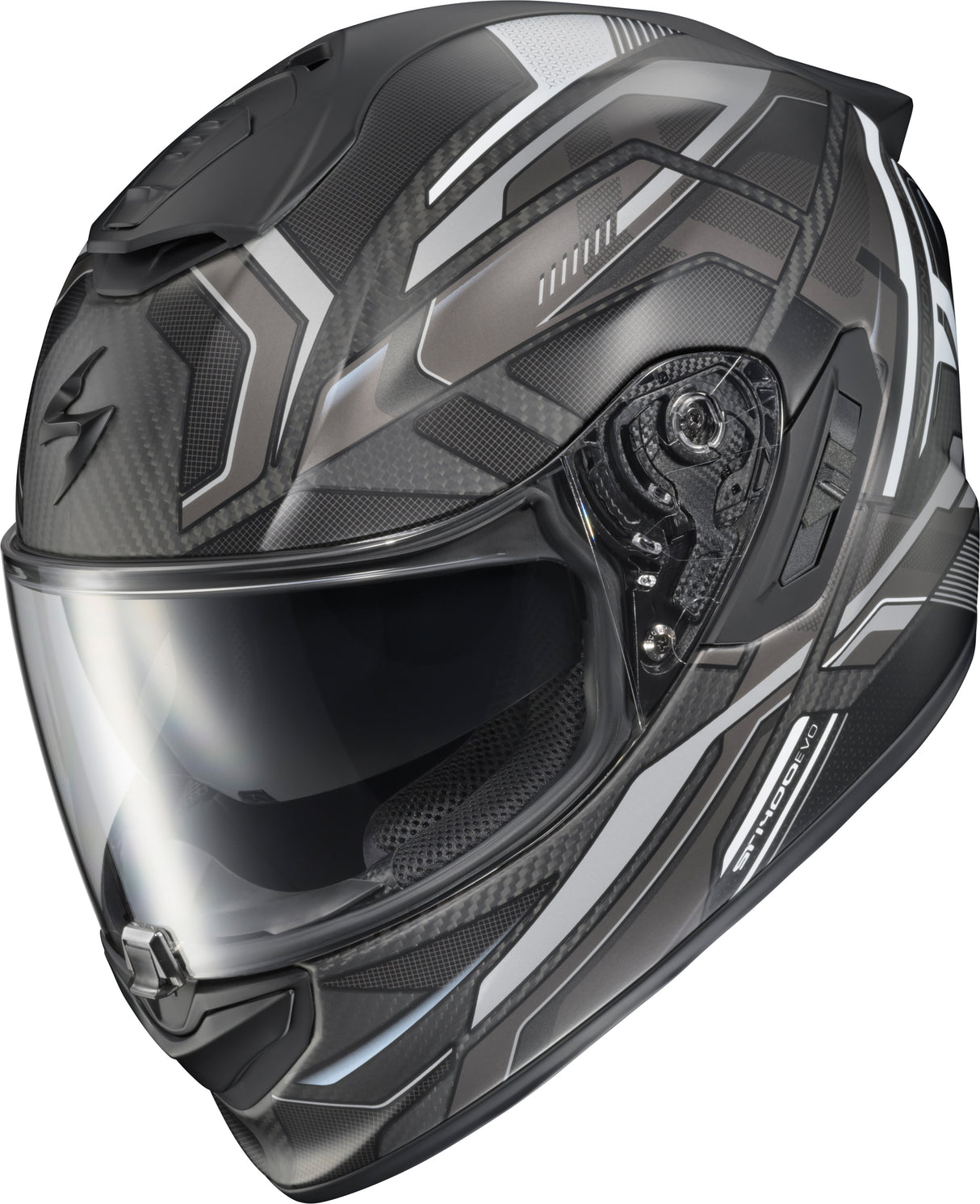 Scorpion - Exo St1400 Evo Carbon Helmet Hex Matte Grey Md