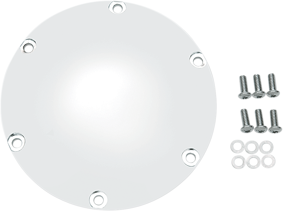 DRAG SPECIALTIES Derby Cover - Chrome - '04-'22 XL 33-0067
