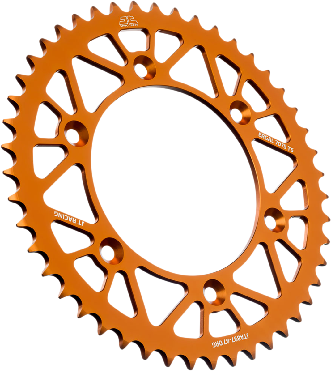 JT SPROCKETS JTA897.47ORG Rear Sprocket - Orange - 47-Tooth | Adventure/Off-Road