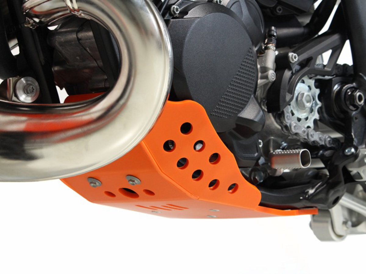 Axp Racing AX1635 Skid Plate - Orange - KTM - EX/SX/XC '23-'27 | Off-Road