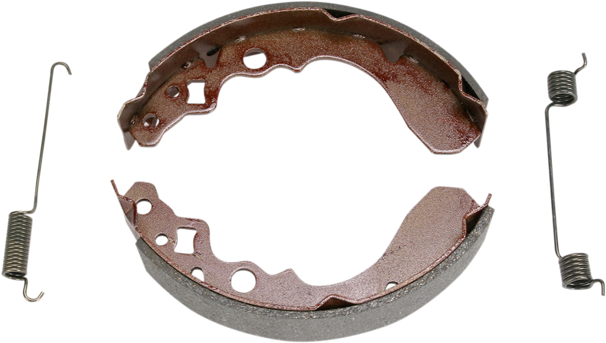 EBC Smooth Organic Base Front Brake Shoes - 628 (Kawasaki KAF 300 C Mule 500 / Suzuki LT-F250 QuadRunner 1988–2002)