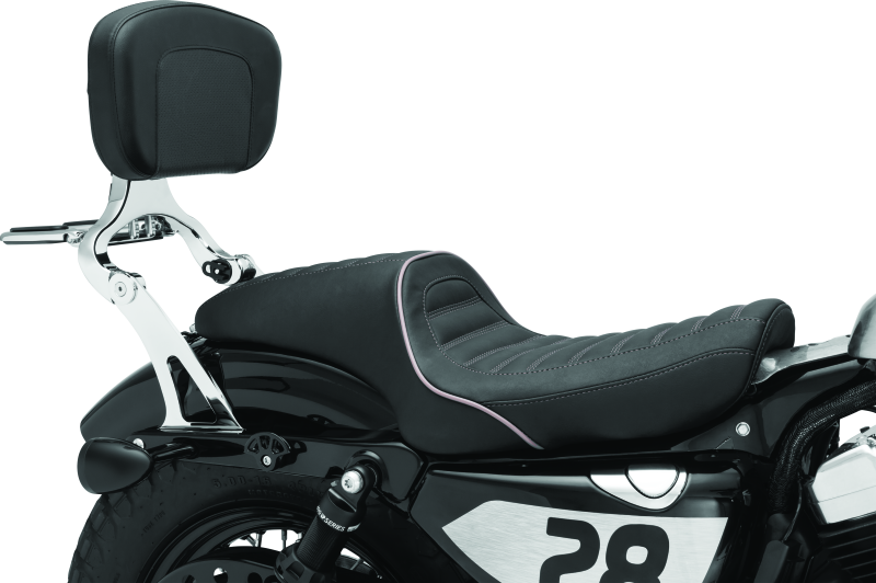 Kuryakyn Fixed Mounts Multi-Purpose Driver & Passenger Backrest 04-22 XL Models Chrome - Cycle City Outdoors