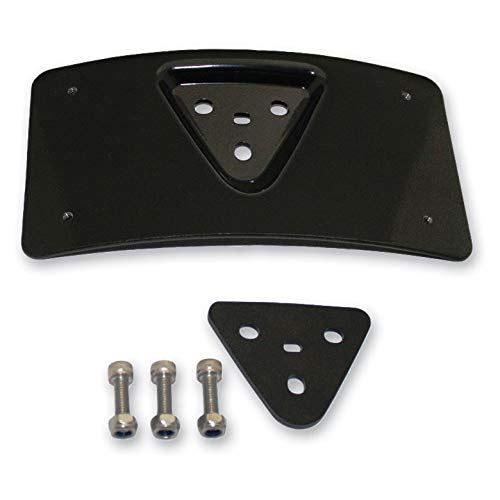 Custom Dynamics - Radius License Plate Mount - Black - Cycle City Outdoors