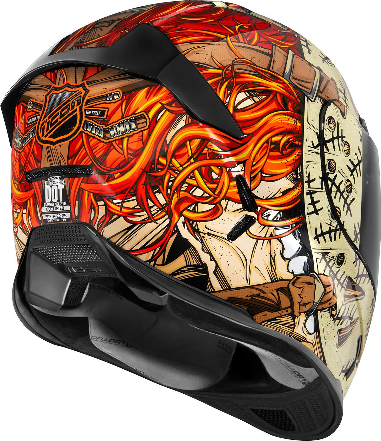 Icon Airframe Pro™ Helmet - Topshelf - Red
