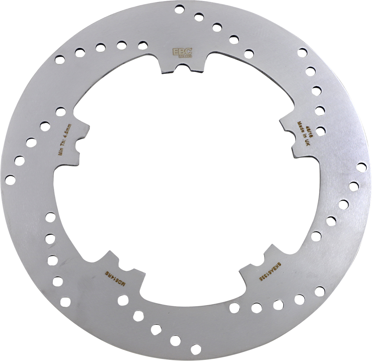 EBC Brake Rotor, Front - MD514RS (Harley-Davidson VRSCA V-Rod / VRSCB V-Rod / VRSCSE Screamin Eagle V-Rod 2002–2005)