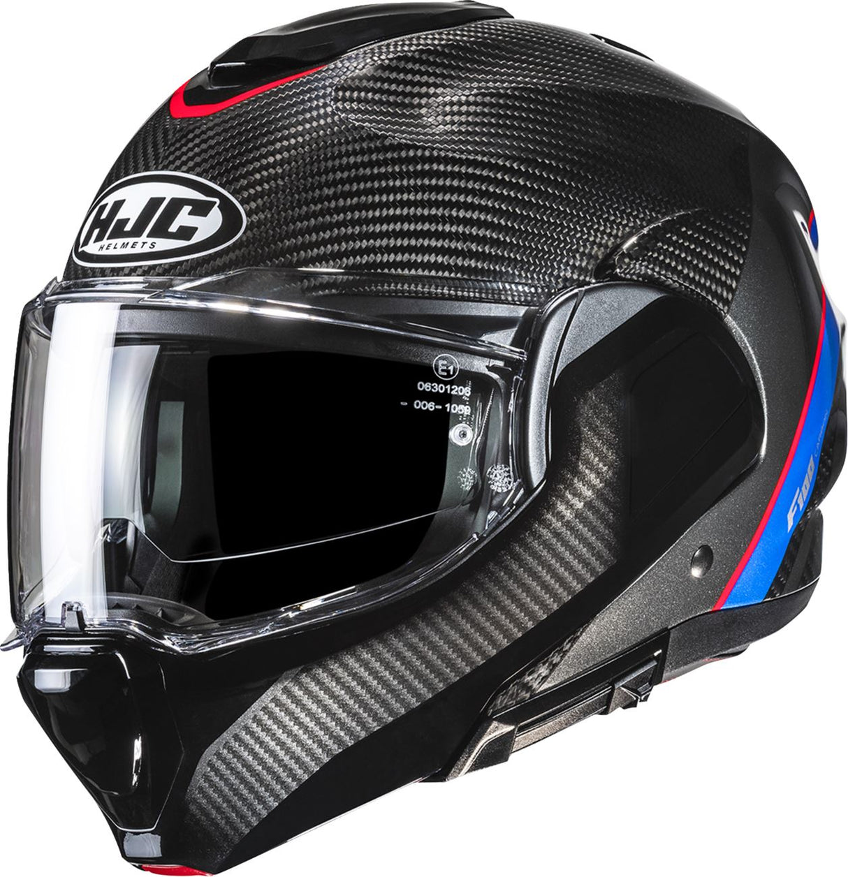 HJC F100 Carbon Modular Motorcycle Helmet - Stan