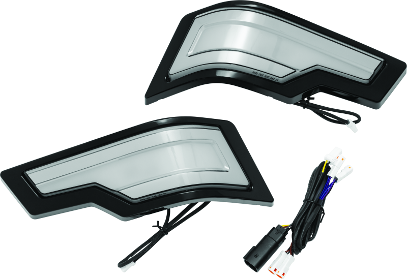 Kuryakyn Tracer Tour Pak Rear Lights Black Smoke Lens - Cycle City Outdoors