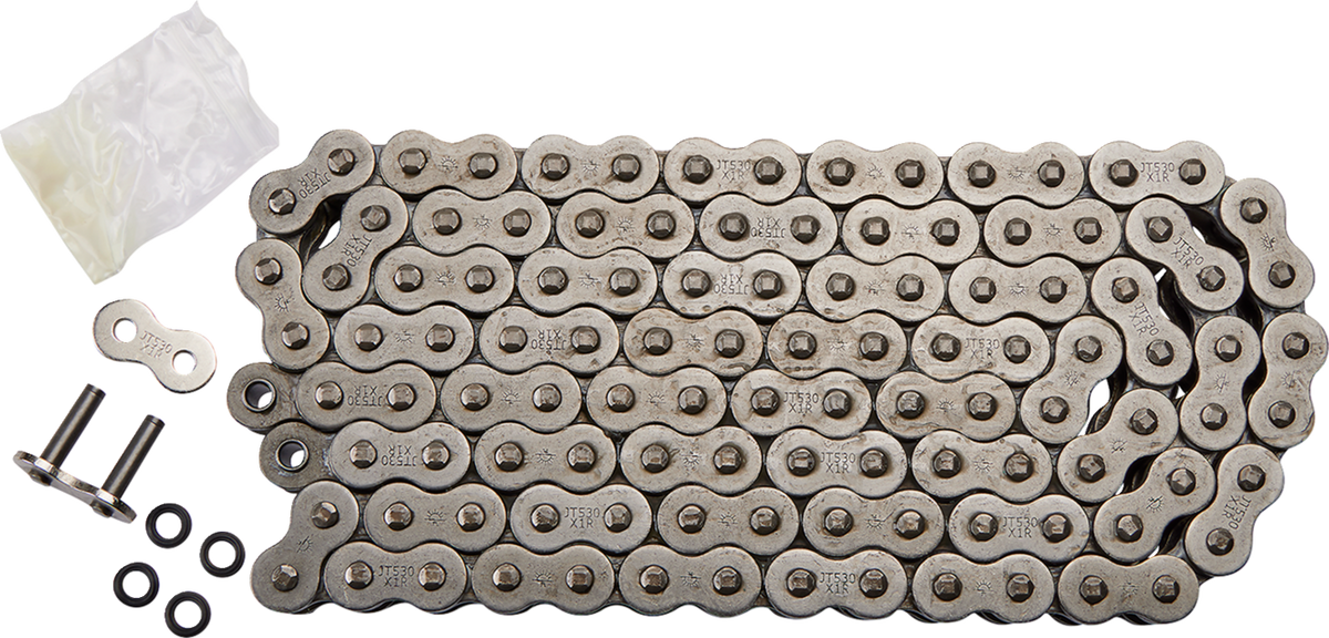 JT CHAINS JTC530X1R112RL 530 X1R - Heavy Duty Drive Chain - 112 Links | Adventure/Off-Road