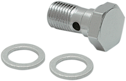 DRAG SPECIALTIES Banjo Bolt - 3/8"-24 x 3/4" Minus Head 107
