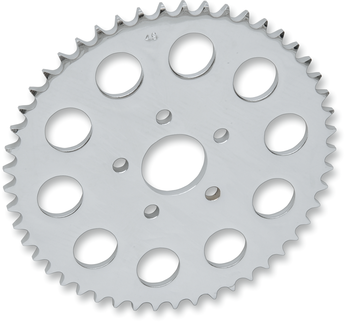 DRAG SPECIALTIES Rear Sprocket - Flat - Chrome - 48 Tooth - Big Twin 16421P
